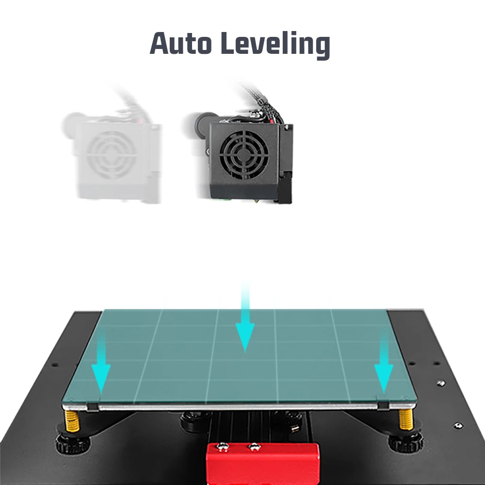 3D Printer ET4 Metal Frame Module Assembly with Auto Leveling/Resume Printing/Filament Detection,High Precision 3D Printer