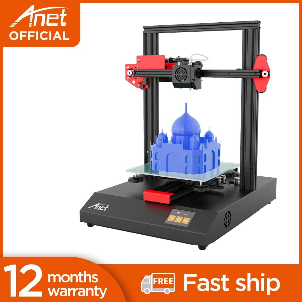 3D Printer ET4 Metal Frame Module Assembly with Auto Leveling/Resume Printing/Filament Detection,High Precision 3D Printer